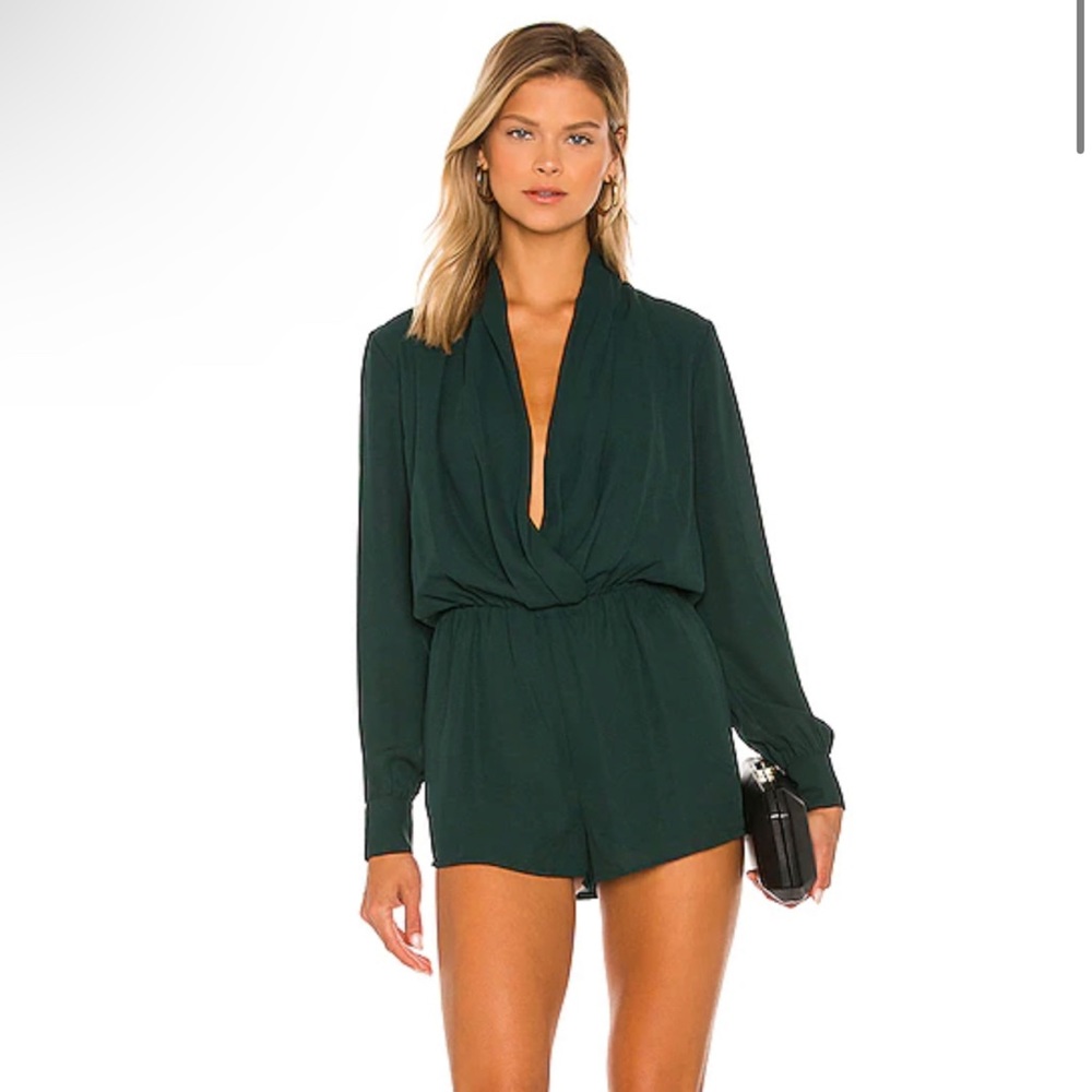 Emerald Green Superdown Romper